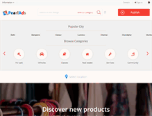 Tablet Screenshot of pearlads.com